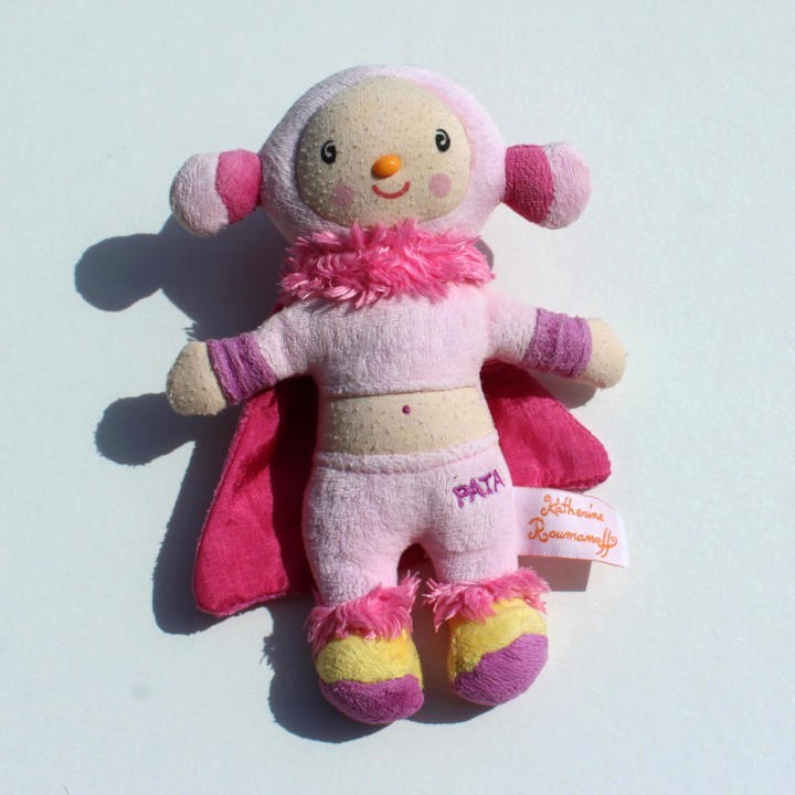 Doudou poupée Pata Augusta du Bay de Katherine Roumanoff
