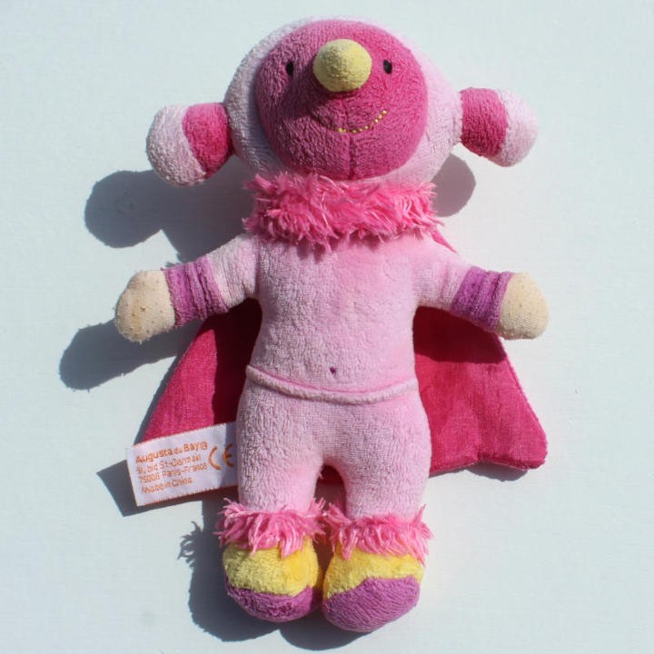 Doudou poupée Pata Augusta du Bay extra terrestre de Katherine Roumanoff