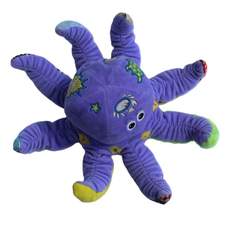 Pieuvre d'activités  violet Hasbro, vue de dessus