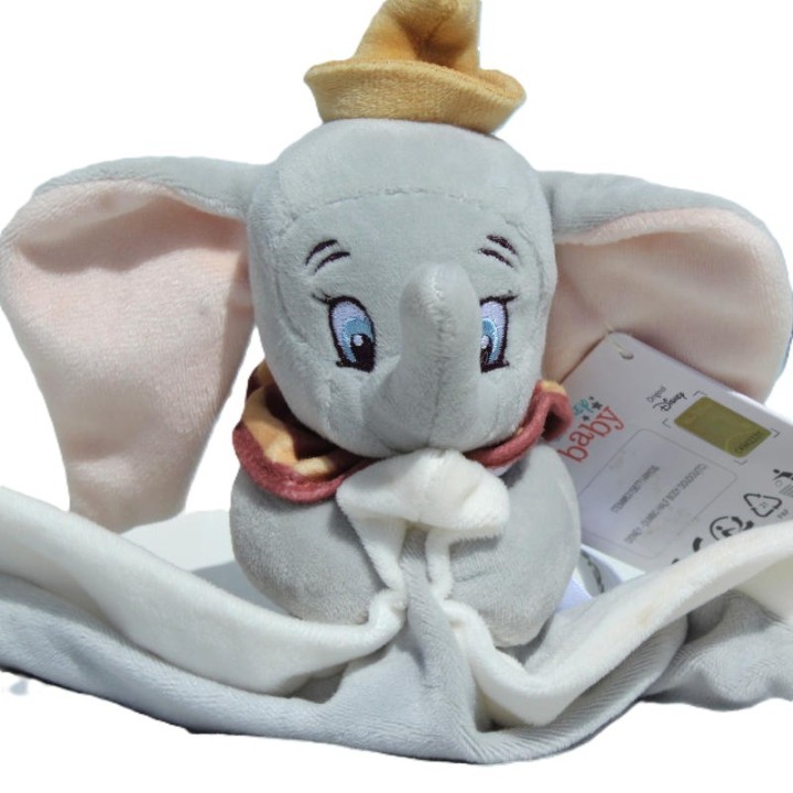 doudou plat Dumbo, Disney baby,  Simba Toys, gros plan