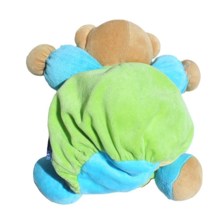 peluche ours 123, détail dos et dessous