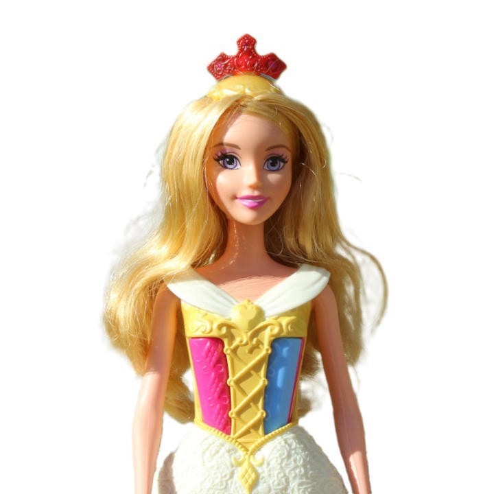 Poupée mannequin Disney Princesse Aurore robe enchantée, portrait