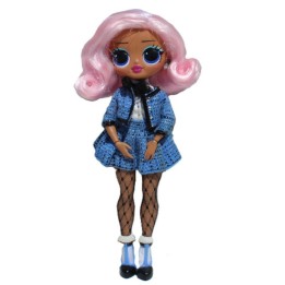 Poupée Lol Surprise Class Prez,cheveux rose,OMG