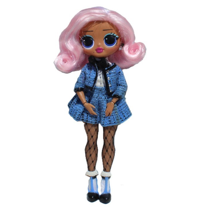 Poupée Lol Surprise Class Prez,cheveux rose,OMG