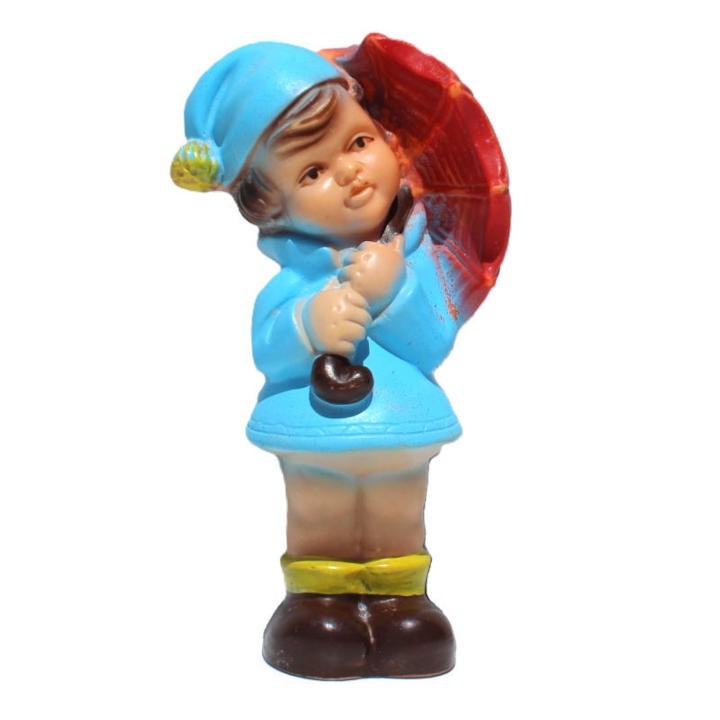 Pouet vintage fille au parapluie