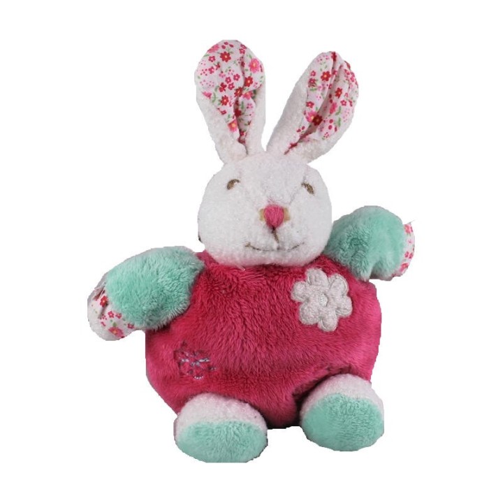 Peluche lapin framboise Kaloo