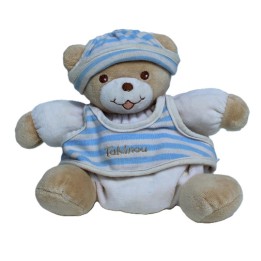 Doudou ours beige Takinou, tenue de marin, Histoire d'Ours