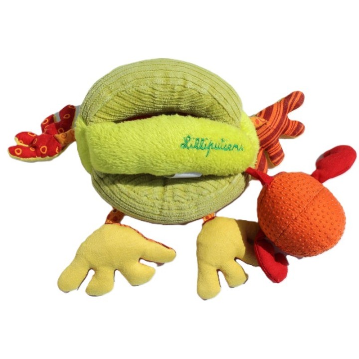 peluche balle d'activités Lilliputiens vue de dos