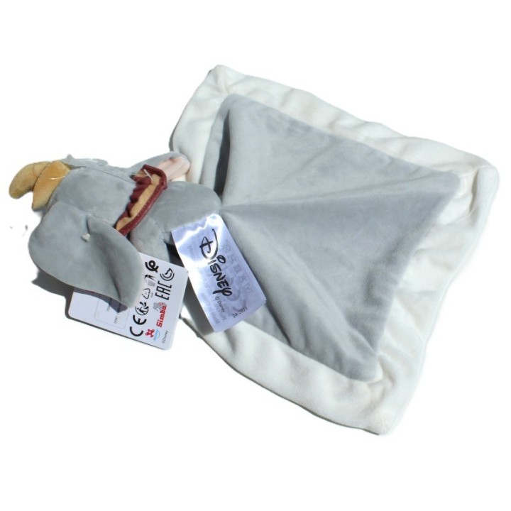 doudou plat Dumbo, Disney baby,  Simba Toys, vue de dos