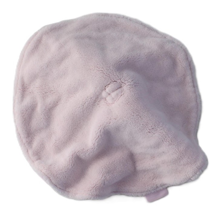 Doudou rond lapin rose, Kaloo, vue de dessous