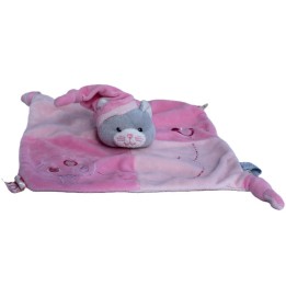 doudou plat chat rose bonnet, Gipsy