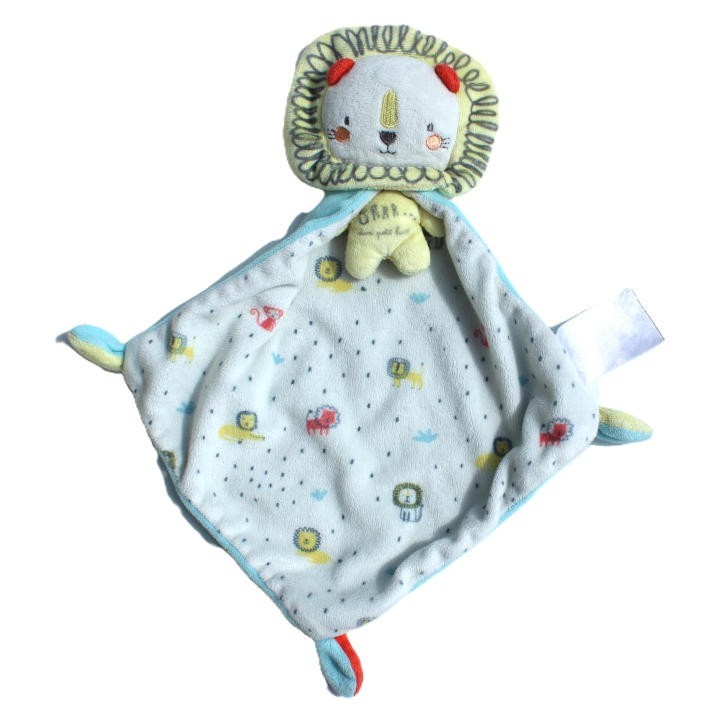 doudou plat mon petit lion jaune -  Mots d'Enfants