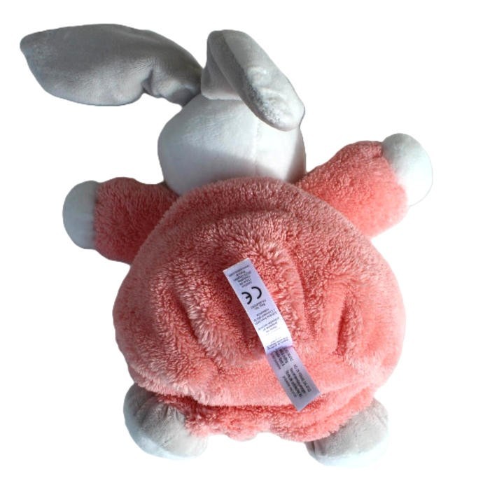 Peluche lapin blanc corail- Kaloo