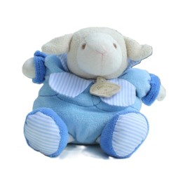 peluche agneau, mouton ,20 cm, Doudou et Compagnie